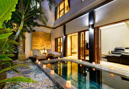 3 Bd Villa In Double six Seminyak 1600 USD per months